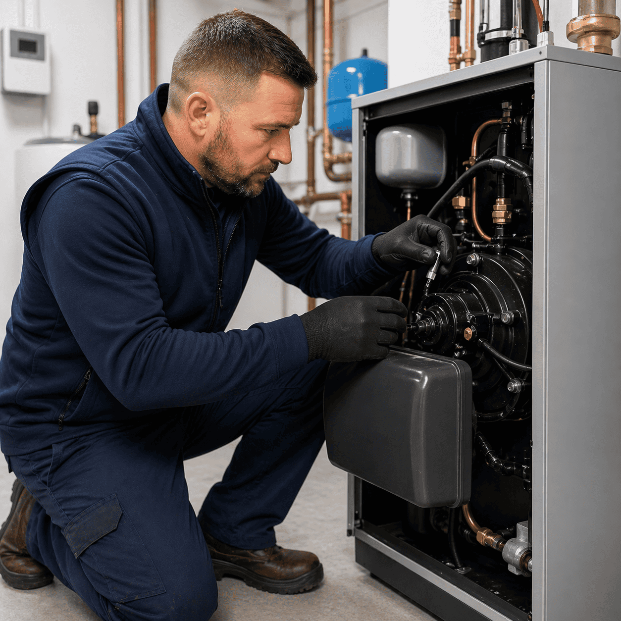 oil boiler servicing